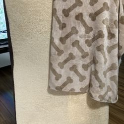 KOPEK Large Dog Zipper Protective Mattress & sheepskin cover. (50" x 33" x 4.5") & Blanket