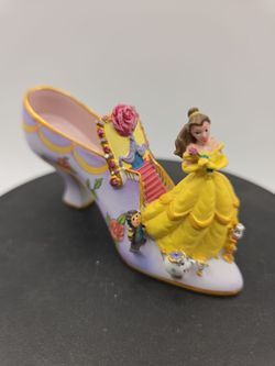 Bradford Exchange Disney Once Upon A Slipper Belle 'True Loves Blossom'