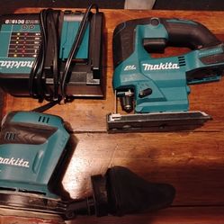 Makita power tools and charger