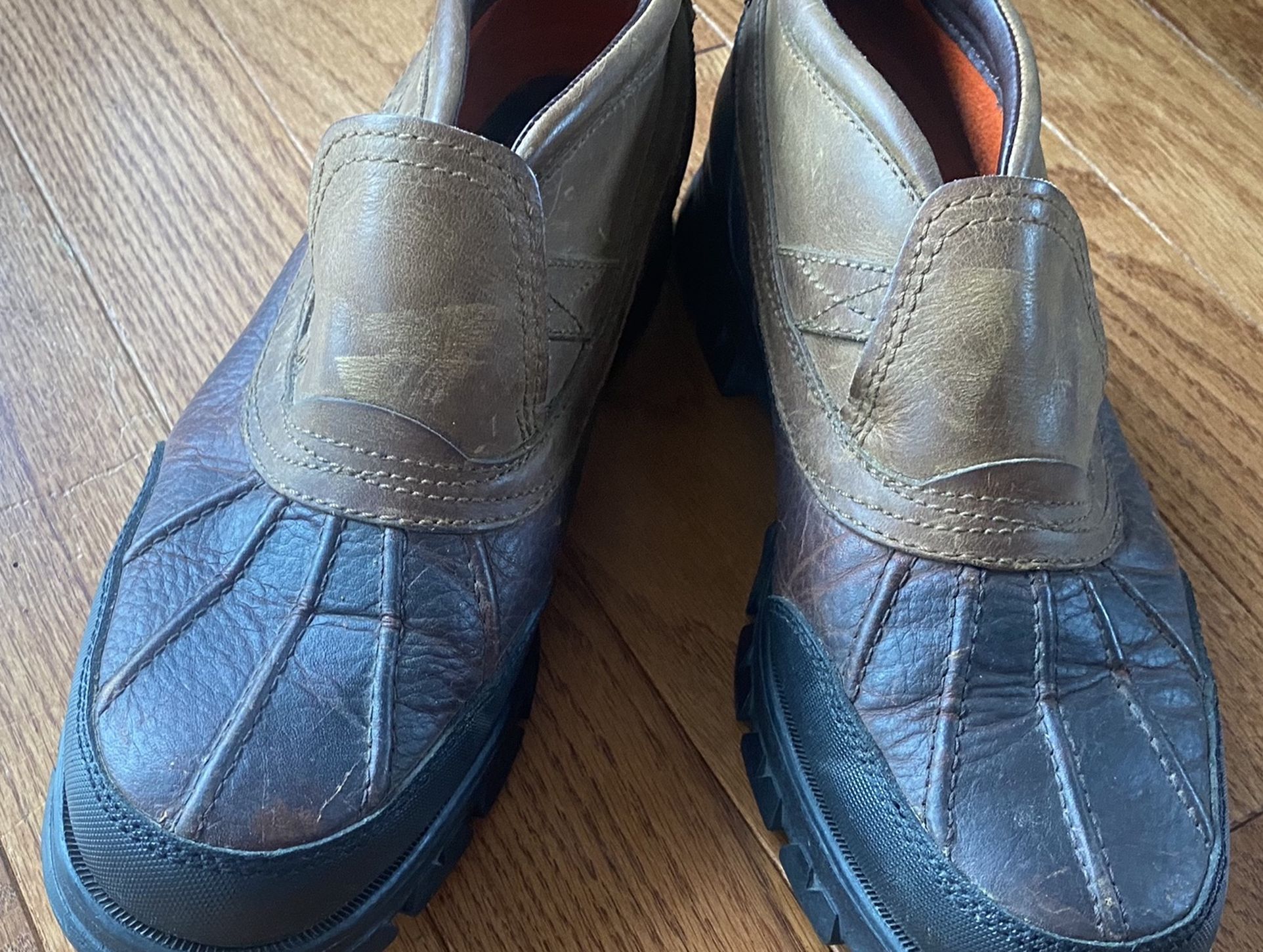 Women’s Distressed Leather Ralph Lauren Sport Shoes