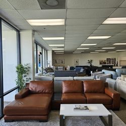 3-pc Leather Sectional Sofa-Darrium 