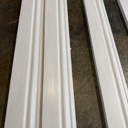 64 ft Baseboard Trim – Pre-Painted White (Semi-Gloss) 