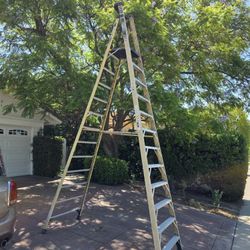Werner 16ft Reach Used PODIUM ladder