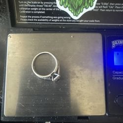 14k White Gold Ring