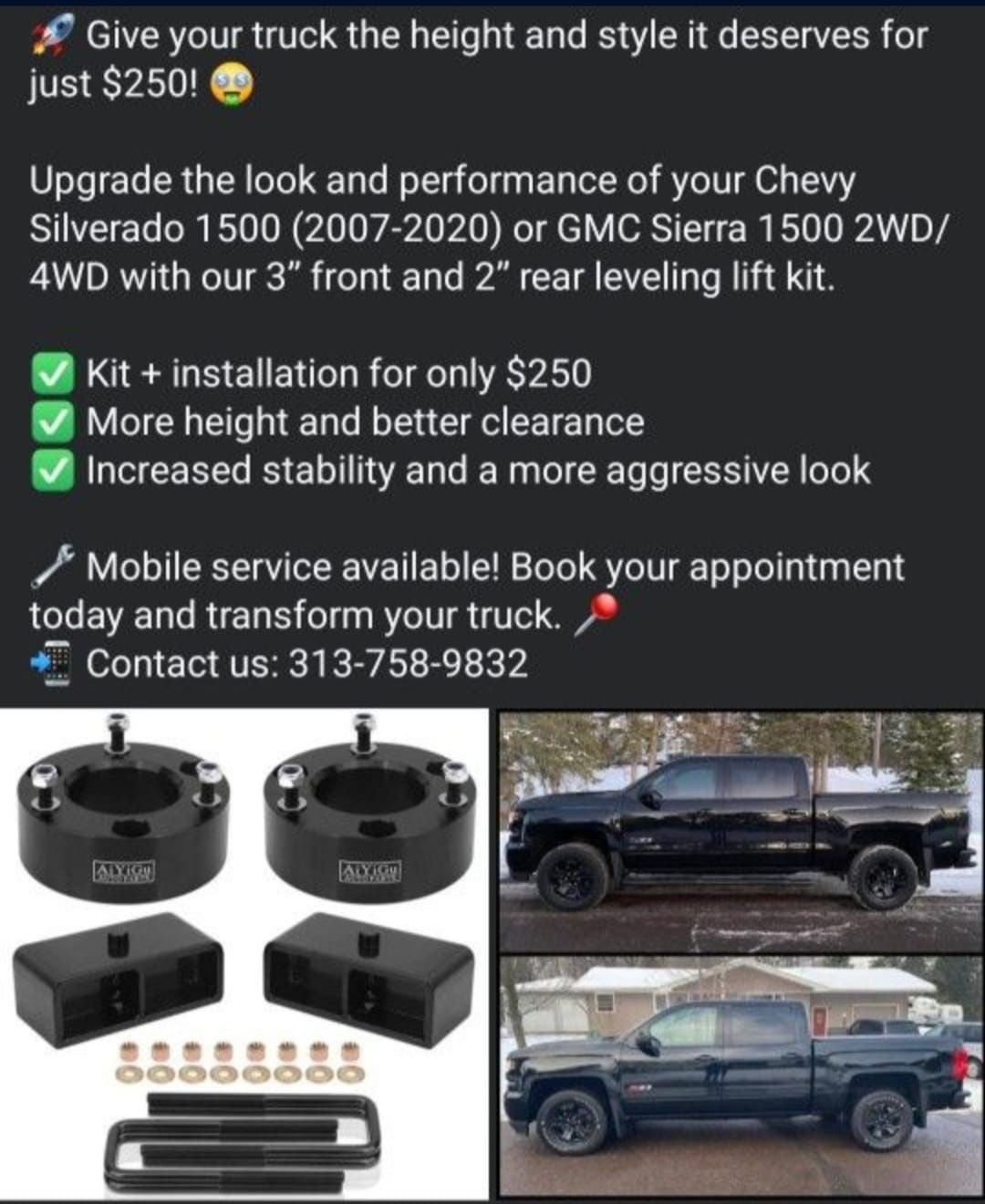 leveling lift kit.