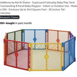 Baby Playpen- 8 Panel Play Pen 