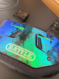 Battle football backplate
