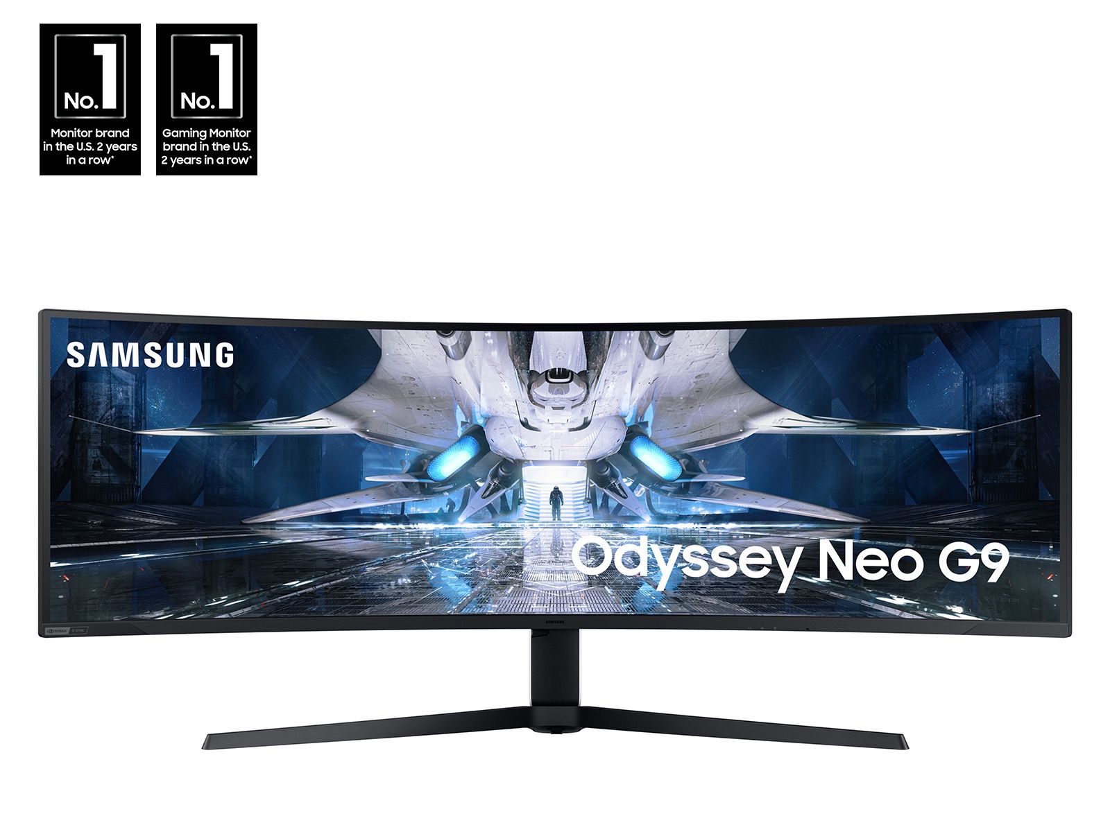 Samsung 49" Odyssey Neo G9 DQHD 240Hz 1ms(GtG) G-Sync Quantum HDR2000 Curved Gaming Monitor