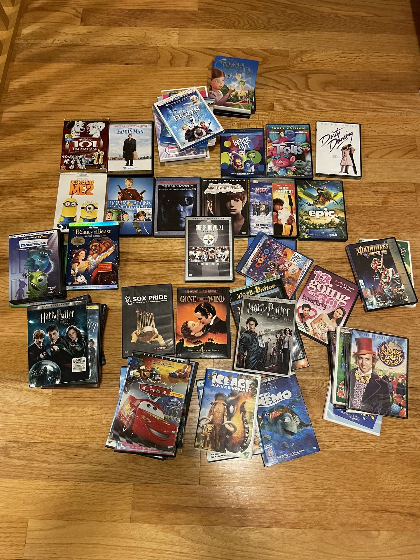 Huge Lot Of Over 60 DVD Movies Harry Potter Disney