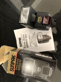 Sunpak PZ-4000AF TTL Flash for Minolta Cameras (Black)