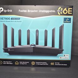 TP-Link Axe7800 Tri-Band WiFi 6E Router