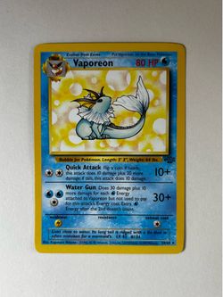 Pokémon Vaporeon - Jungle (JU) non holo Pokemon