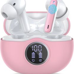 Wireless Earbuds, Bluetooth 5.3 Bass Stereo Headphones