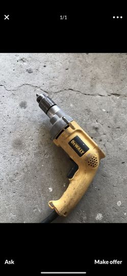 Dewalt vsr drill