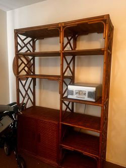 Rattan shelf only