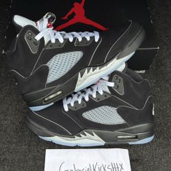 Air Jordan 5 Black Metallic Reimagined 