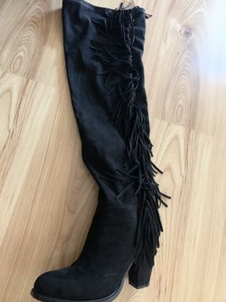 Black Knee high boots