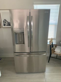 Frigidaire 27.8 cu ft French Door Refrigerator — Stainless Steel — $1,100 OBO