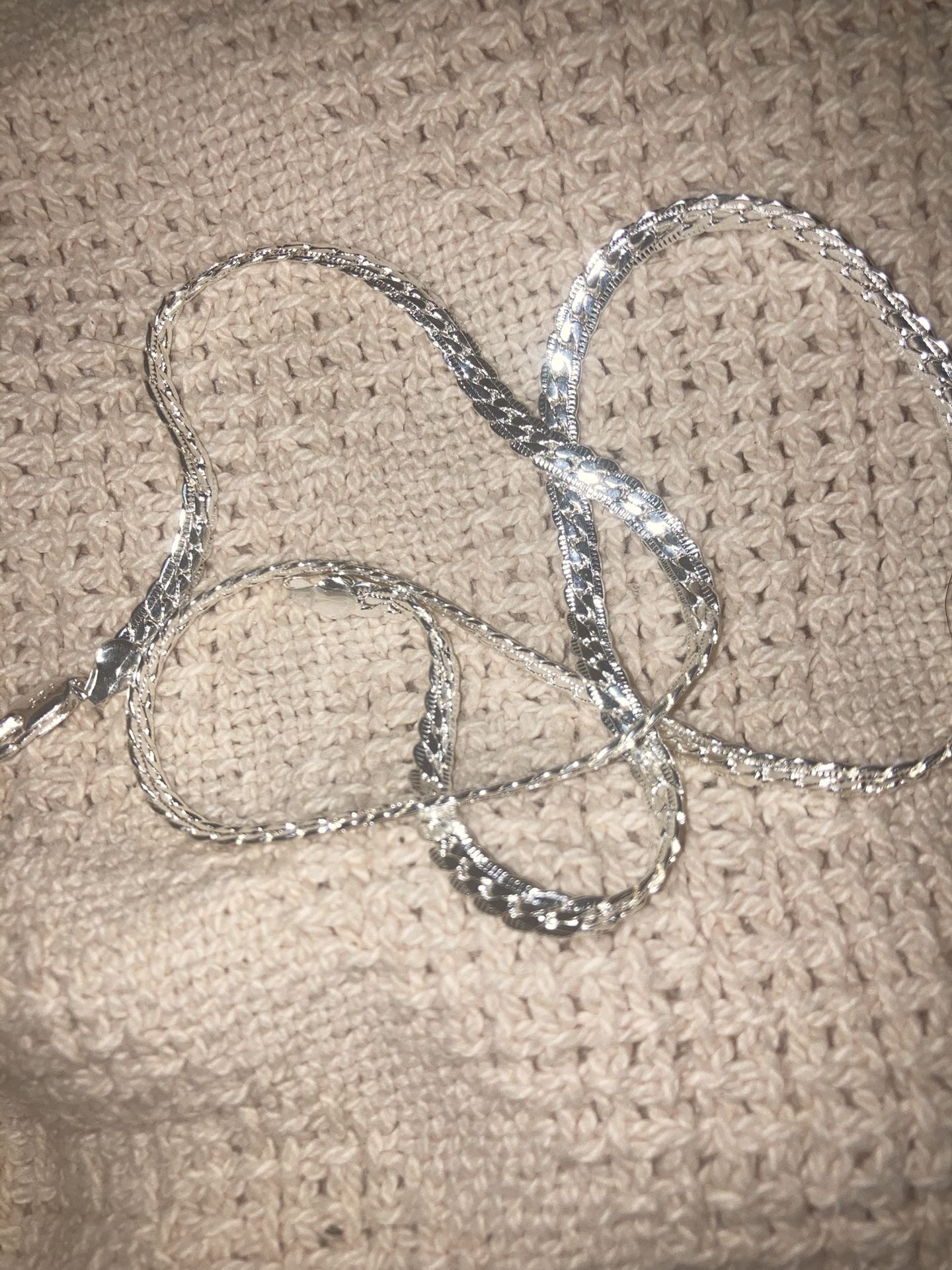 Silver necklace
