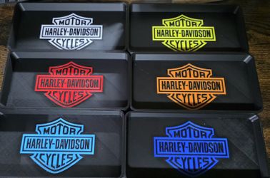 Harley Davidson Inspired Catch All Trays