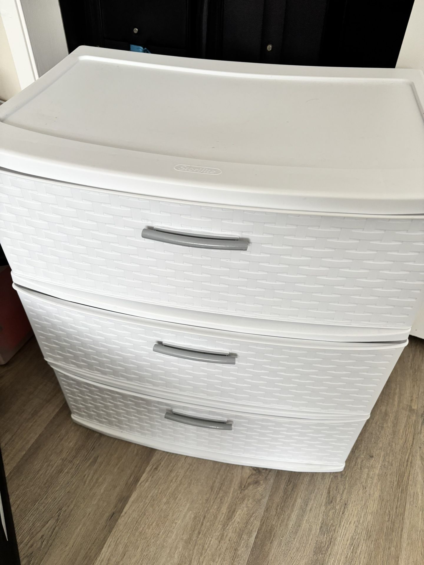 White Plastic Drawer