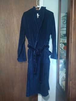 Mens Navy Blue Robe