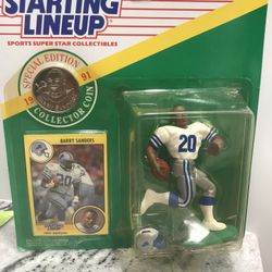 🏈 Starting Lineup Barry Sanders NFL Detroit Lions - 👀 LQQK!🏈