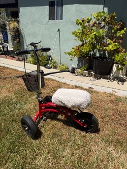 Knee Scooter with Basket and Knee Pad