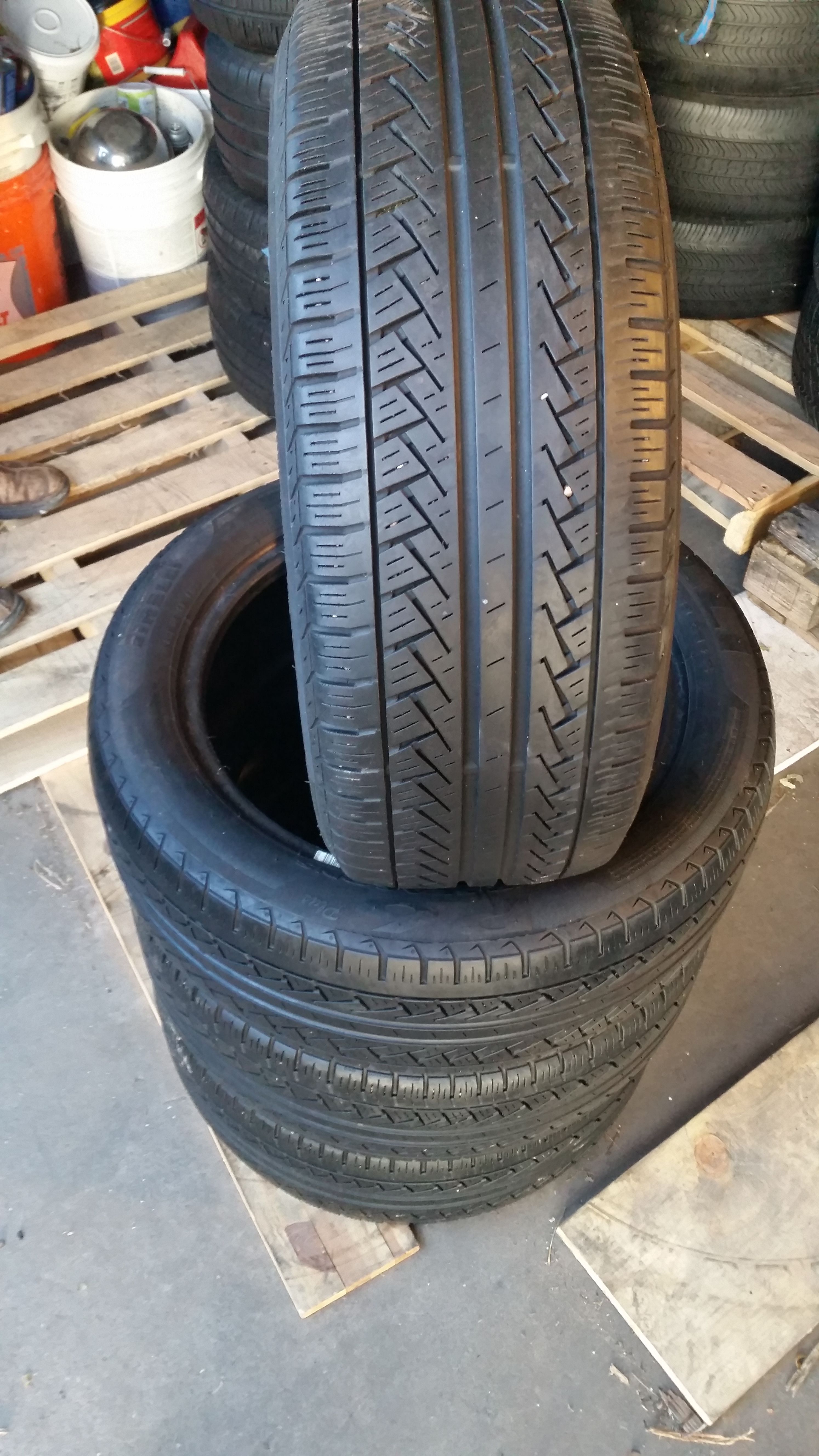 Used tires set (4) ..205/50/R16 firelle