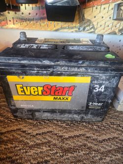 Top mount battery