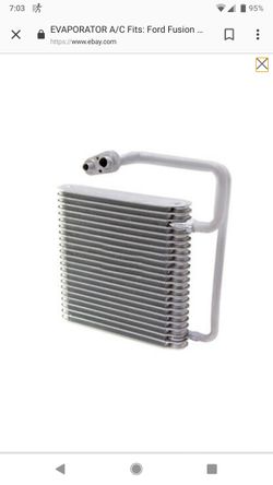EVAPORATOR A/C FOR FUSION, MKZ AND MILAN