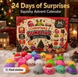 24 day countdown to Christmas calendar MINI squishy