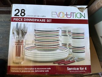 4 piece dish set