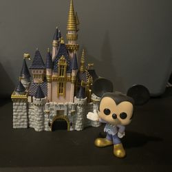 Funk Pop: Disney 50th Anniversary Mickey And Cinderella’s Castle