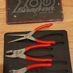 Snap-On 100 Year Anniversary 3pc Pliers Set