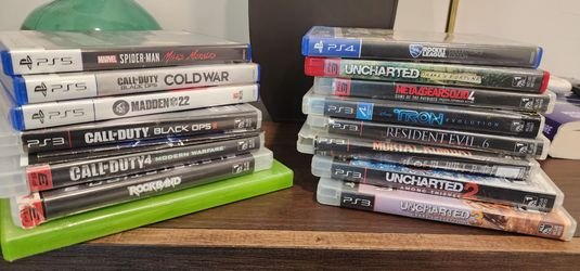 15 PlayStation Games Bundle – PS5, PS4, PS3 – Spider-Man, Uncharted, MGS4, CoD