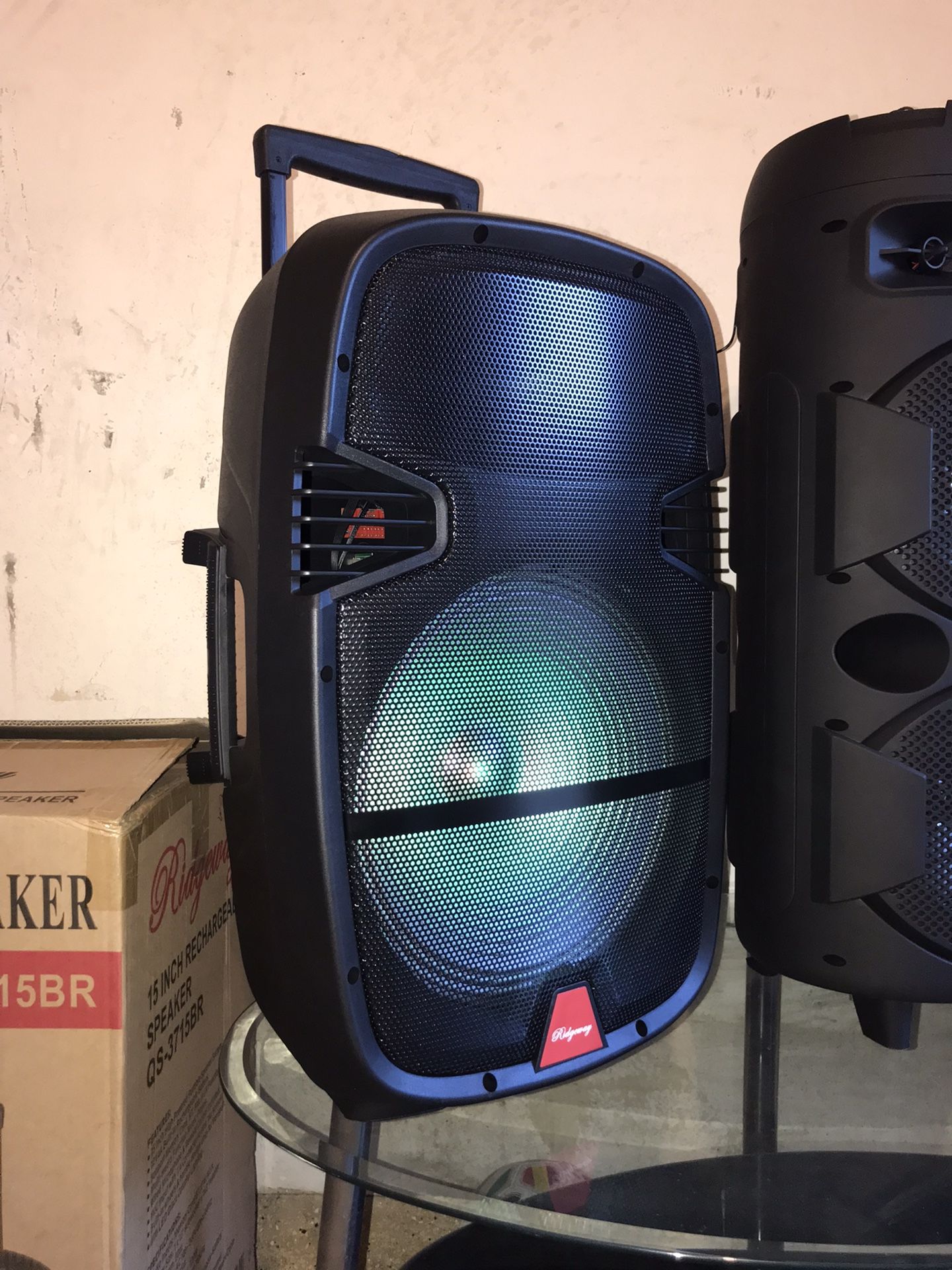 Bluetooth Party Speaker - 15” Woofer - 3000 Watts