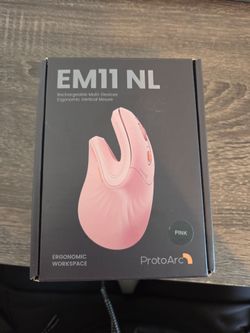 ProtoArc EM11 NL Ergonomic Vertical Mouse Pink
