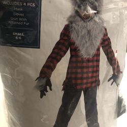 Wolf Costume Kids 4-6