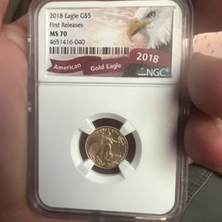 Ms 70 NGC 2018 1/10 Oz Gold Eagle 