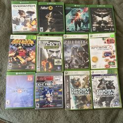 $5 Each Xbox 360 Xbox One Xbox Series X Ps3 Games Tom Clancy Fallout Battlefield Batman Ghost Recon Sonic Splinter Cell Duke Nukem Overwatch