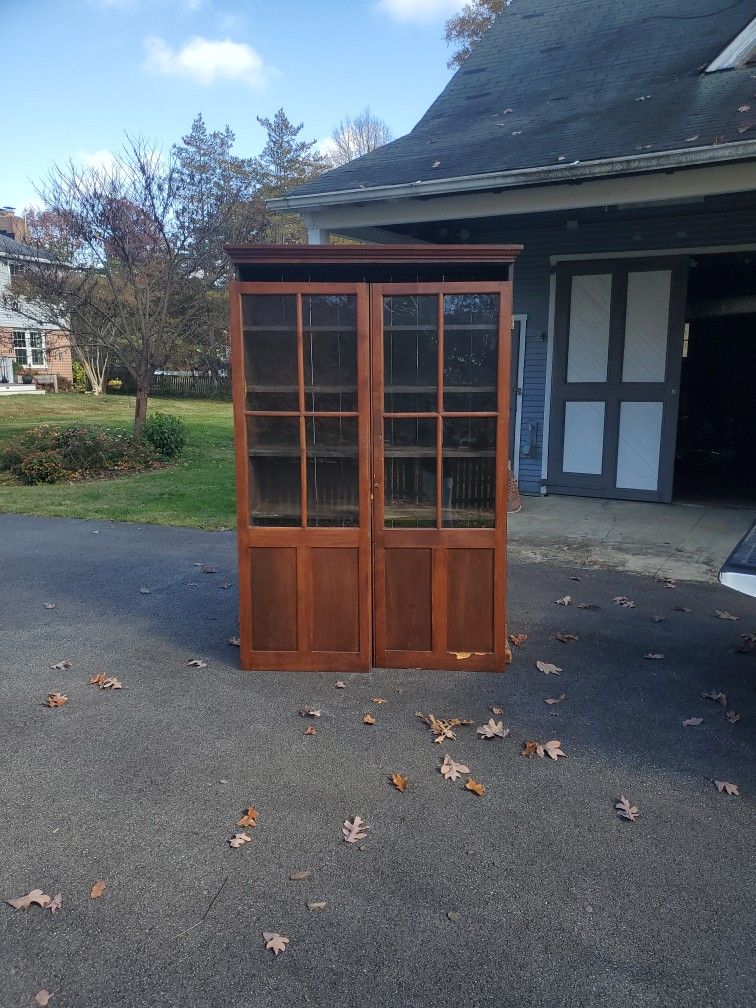 Antique Very Large Barnyard Cupboard
