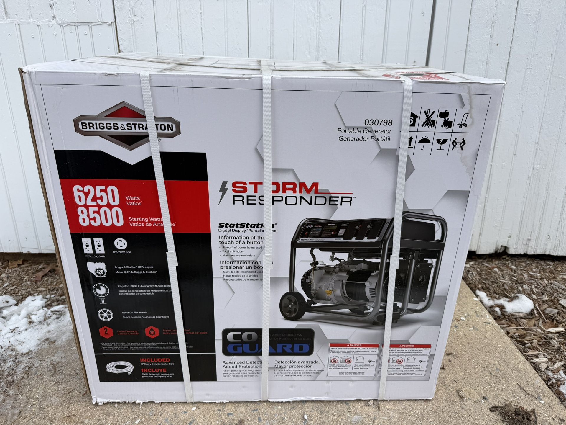 Briggs and Stratton Storm Responder 6250 Watt Portable Generator