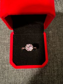 Sterling silver amethyst ring