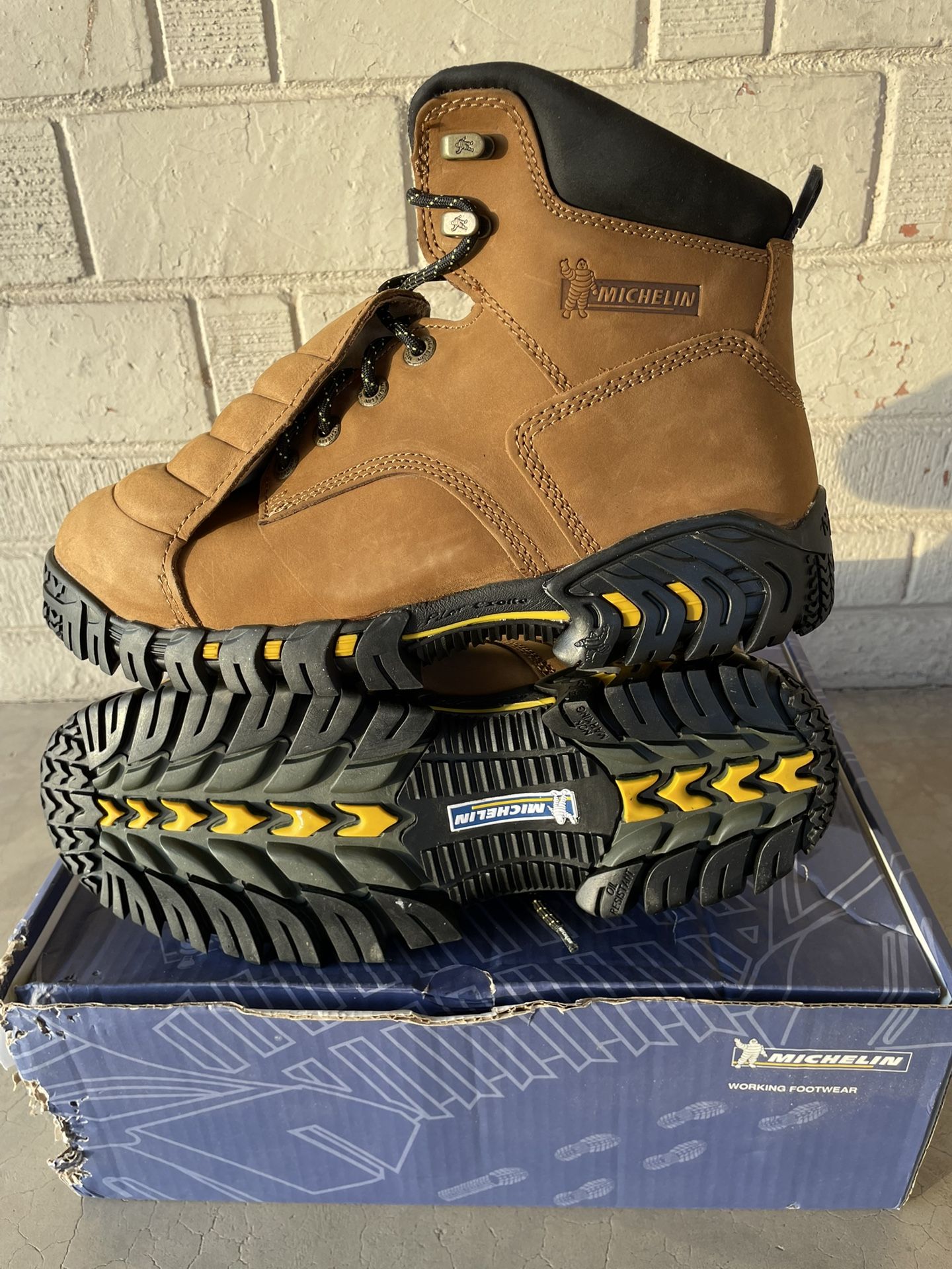 Michelin Size 12W Men’s Steel Toe Work Boots 50% OFF! NEW IN BOX