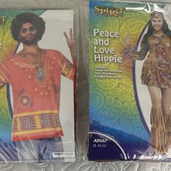 His and Her hippie Costumes (SPIRIT)