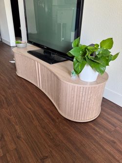 Light Wood Media Console