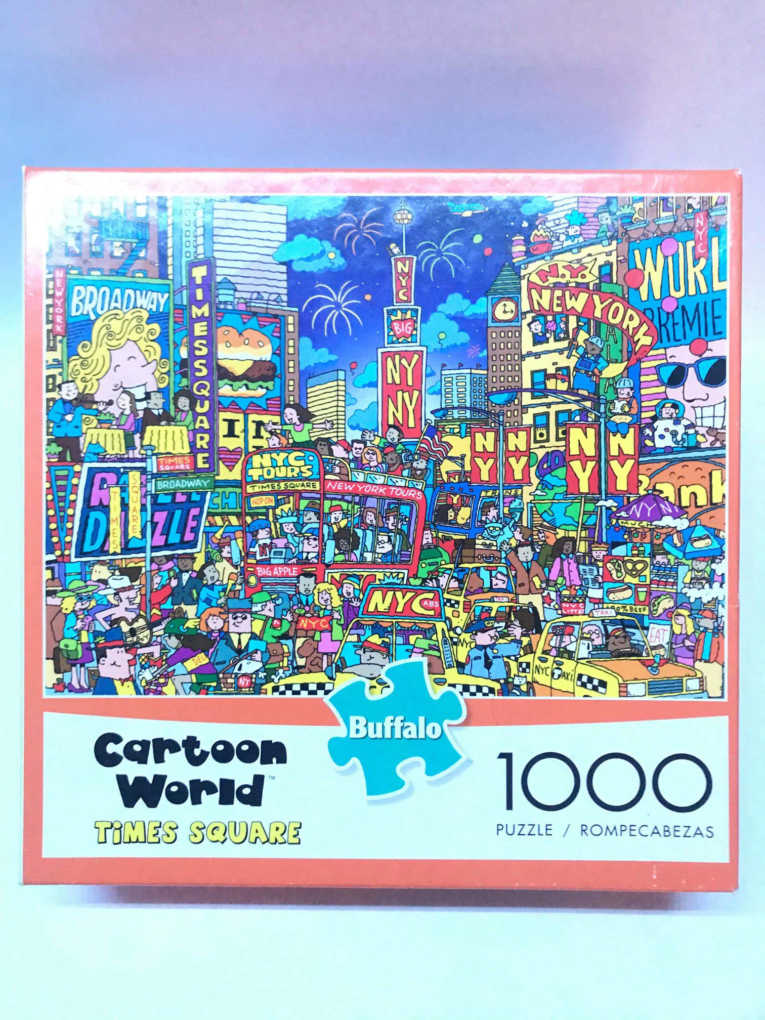 Cartoon World Times Square - 1000 Pc Puzzle
