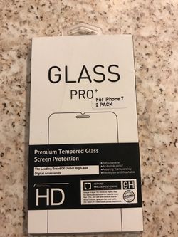 Glass pro for iPhone 7 2 pack