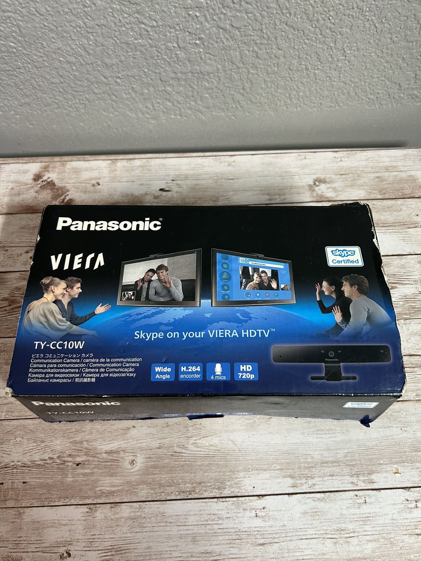 Panasonic Viera TY-CC10wWebcam Skype HD Communication Camera